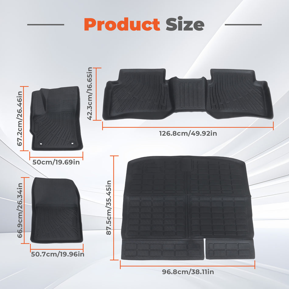 Floor Mat & Cargo Mat for Toyota Corolla Hatchback 2019-2026 Custom Floor Liner