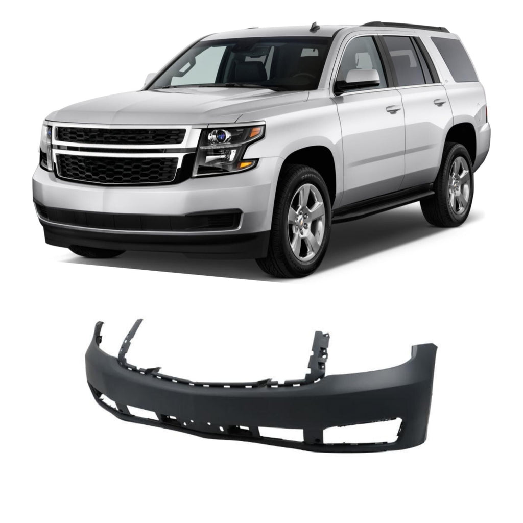 labwork Front Upper Bumper Cover Replacement for Tahoe Suburban 2015-2020 without Parking Sensor Hole GM1000973C