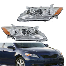 Load image into Gallery viewer, labwork Pair Headlights Headlamps For 2007-2009 Toyota Camry Projector Chrome
