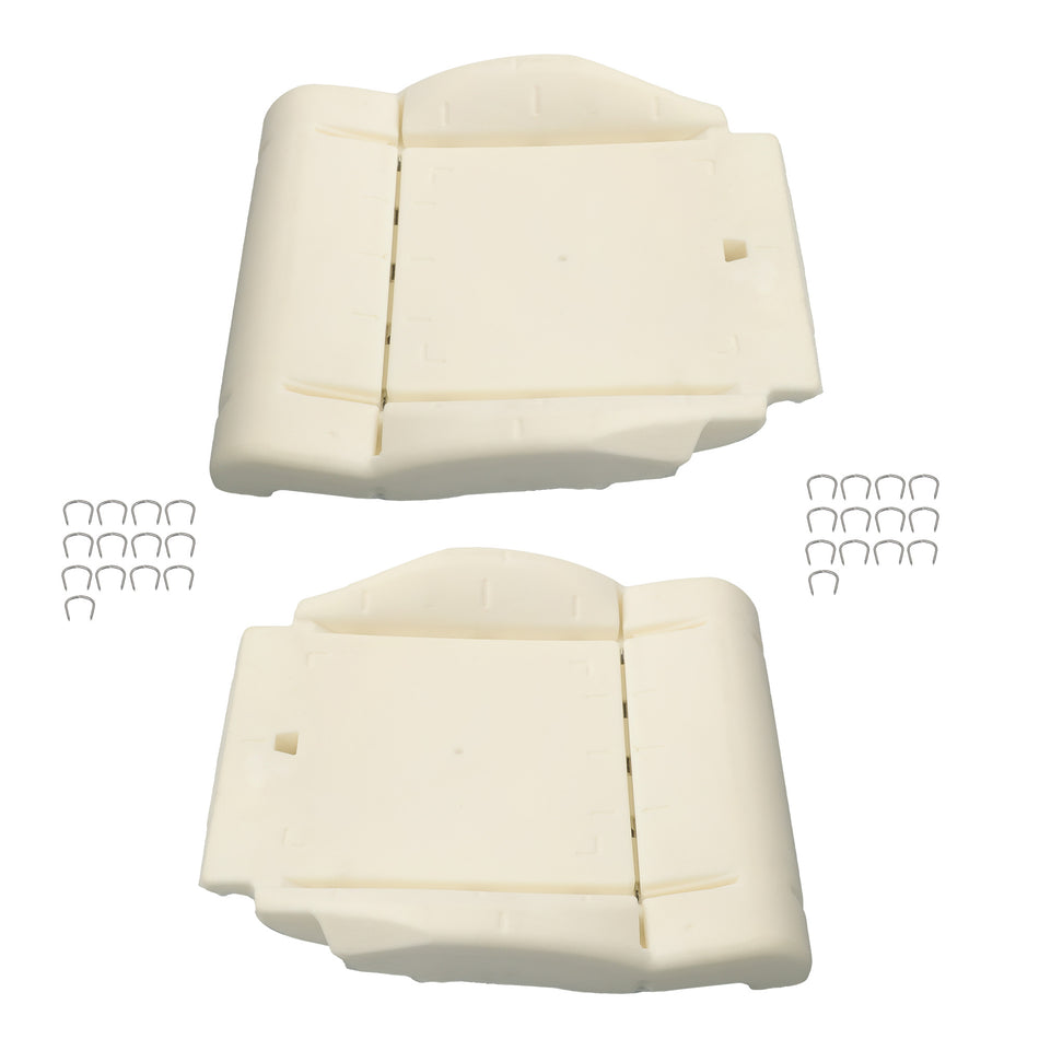 2pcs Driver and Passenger Side Bottom Foam Cushion Replacement for Wrang-ler 2007-2012