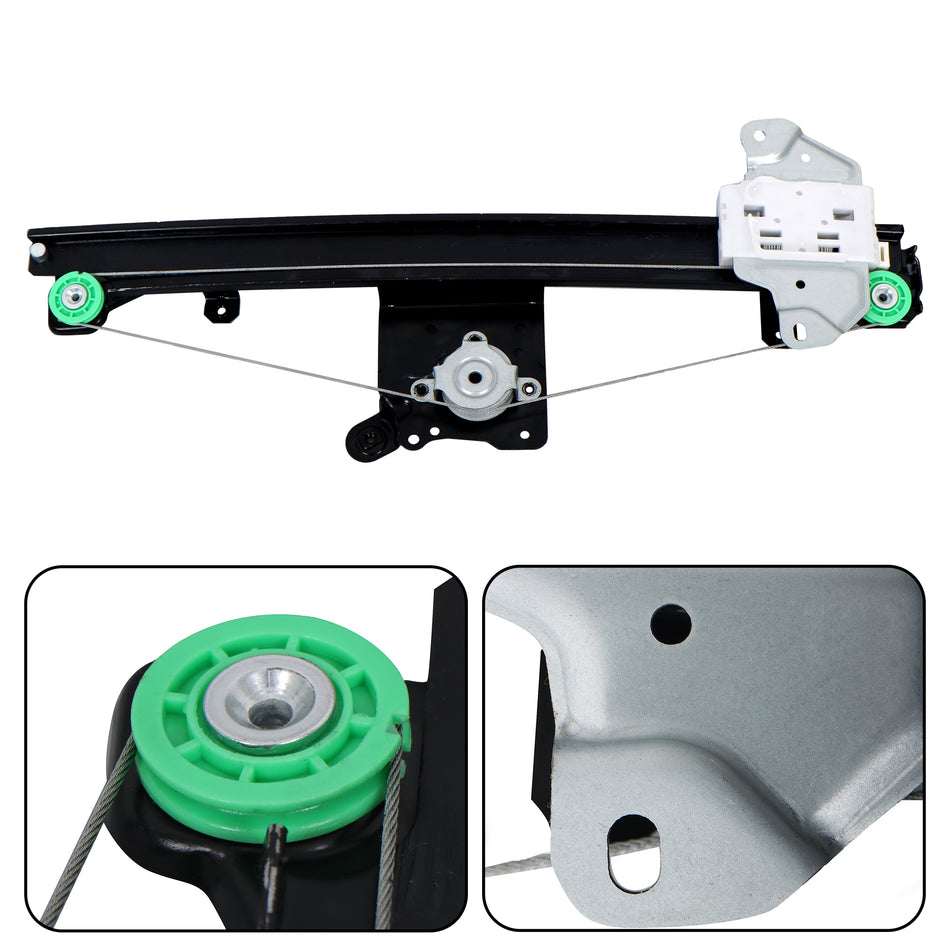 Front Left Power Window Regulator w/o Motor For Nissan Sentra 2013-2019 Sedan