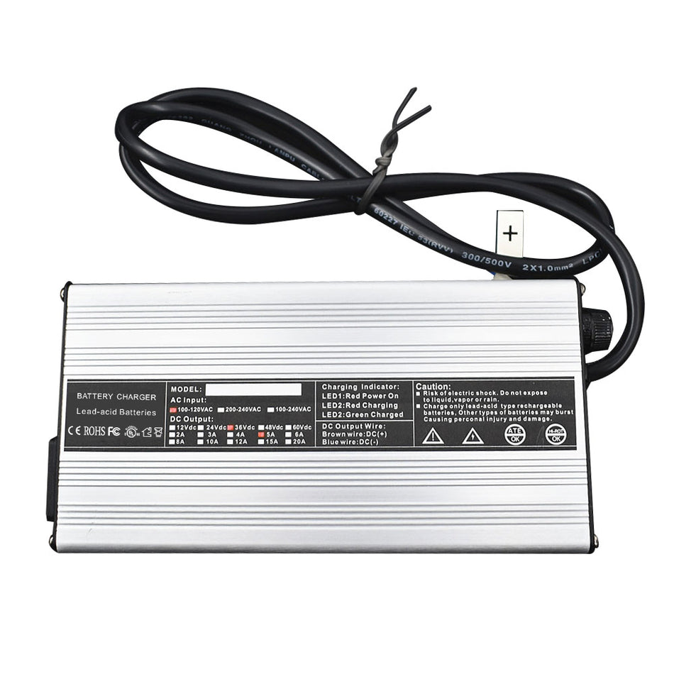 Battery Charger 36V 5A Replacement for Yamaha EZgo EZgo TXT Club Car Golf Cart