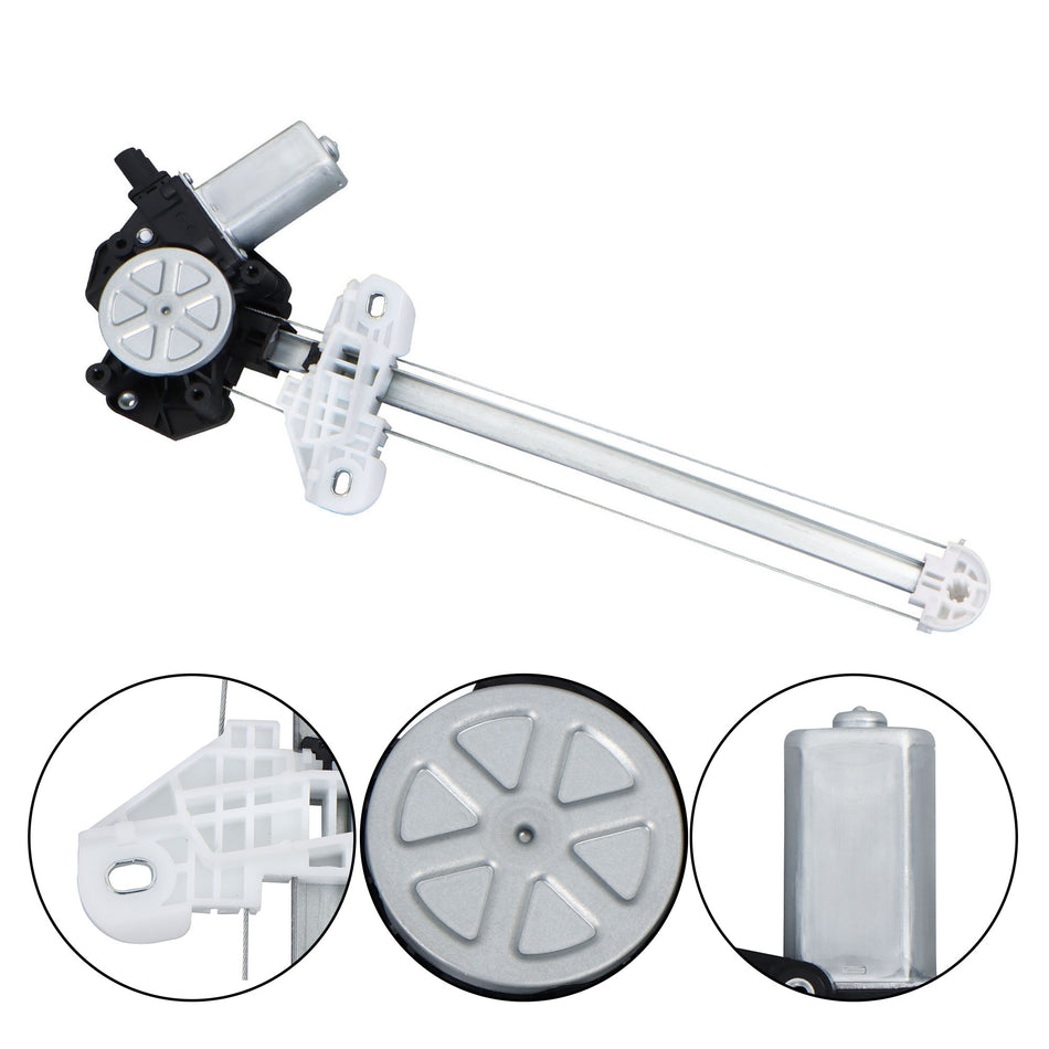 For Honda Civic Sedan 4-Door 2012-2015 Rear LH Window Regulator w/ Motor 751-757