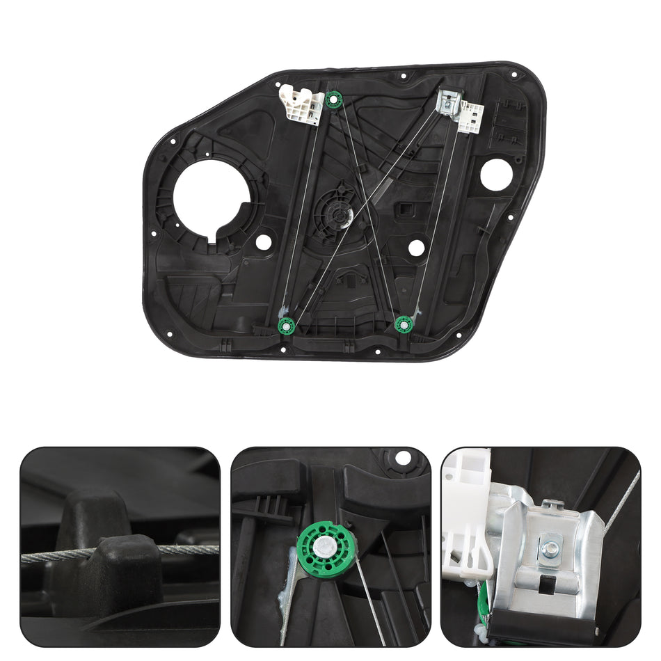 Power Window Regulator with Panel For Hyundai Tucson 2016-2022 Front Driver Side