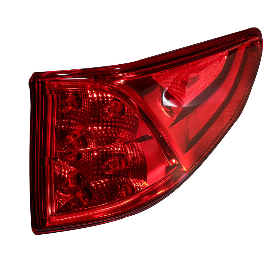 labwork Tail Lamp Light Replacement for Honda Odyssey 2018-2023 Red Lens Passenger Side Halogen Brake Light Outer HO2805115