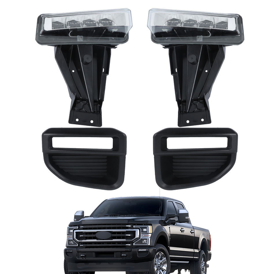 labwork 2PCS Fog Lights Left Right Side Replacement for F250 2020-2022 LC3Z15201C LC3Z15200C
