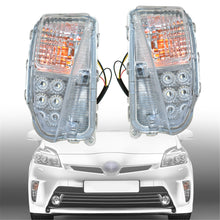 Load image into Gallery viewer, labwork DRL LED Fog Lights Assembly 8151147060 8152147060 Replacement for 2010-2015 Toyota Prius Clear Lens Left+Right Side (Passenger &amp; Driver Side)