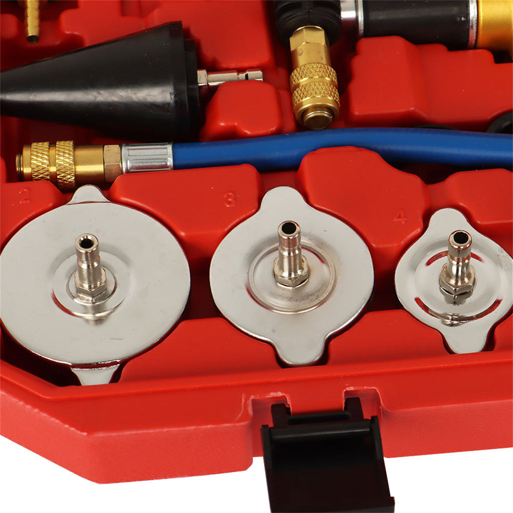 labwork 33Pcs Radiator Pressure Tester Vacuum Type System Kit