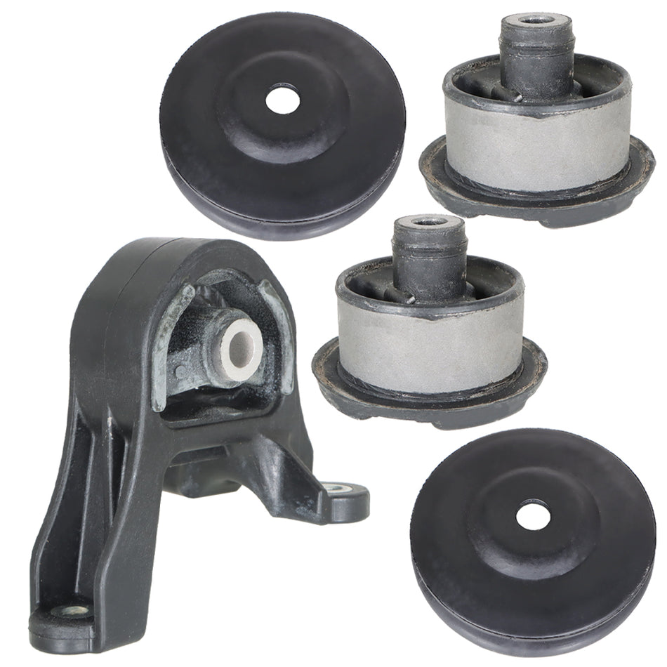 Rear Differential Arm Mounting Bushing + Top Set Support Set For 2000-2012 Honda Civic CR-V Edix Odyssey Stream