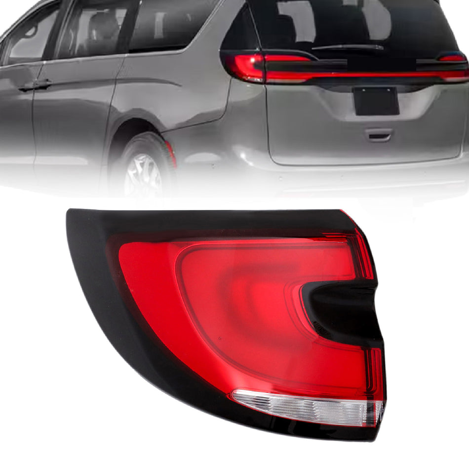 labwork Tail Lamp Light Replacement for Pacifica 2021-2025 Red Lens Driver Side Brake Light Outer 68424931AB 68424931AC
