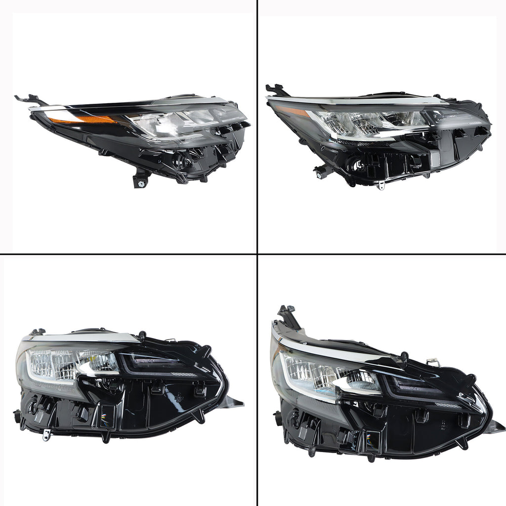 labwork Headlights Assembly Replacement for 2021-2022 Toyota Sienna LE/XLE LED Projector Headlamp for Passenger Side 8111008110