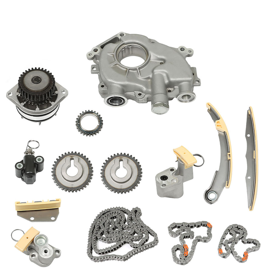 labwork Timing Chain Kit Water Oil Pump 13028-ZK01C MA-9761234743 Replacement for Nissan Frontier Pathfinder 2005-2010