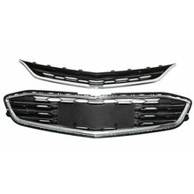 Load image into Gallery viewer, Labwork Front Bumper Upper&amp;Lower Grille For Chevy Malibu 2016-2018 Black Plastic Trim