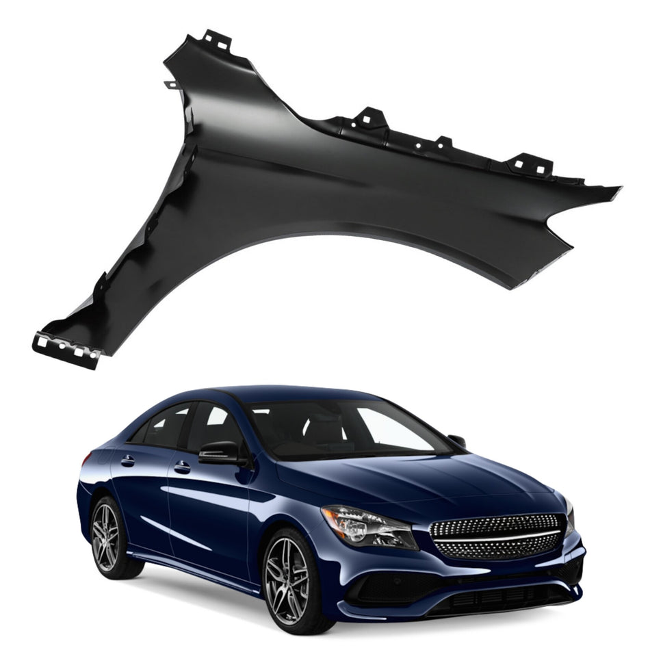 labwork Steel Fender Primed Front Left Driver Side Replacement for CLA45 AMG 2014-2019 Replacement for CLA250 2014-2019 MB1240146 1178810101