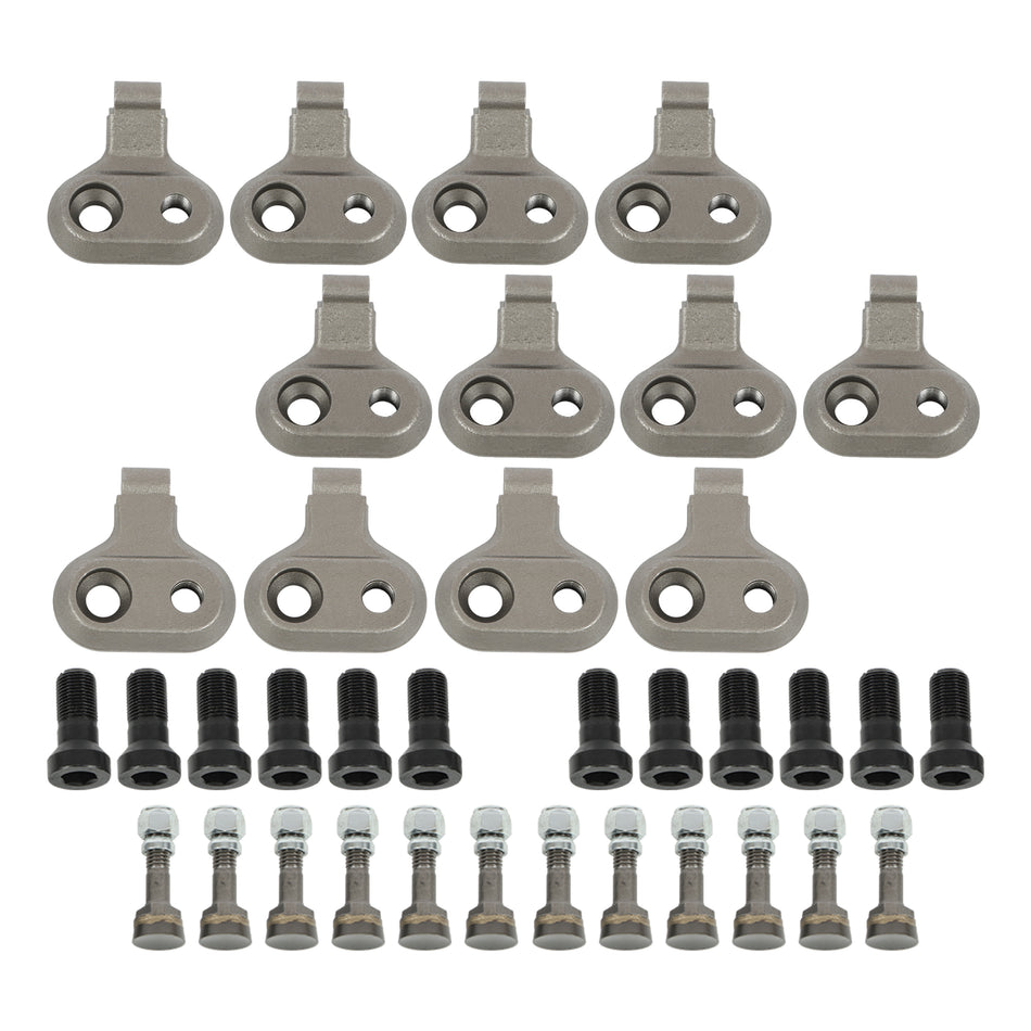 36 Pac Stump Grinder Pocket and Teeth Kit Replacement for Toro STX26 w/ 2-1/4" Bolts 12pcs Tooth