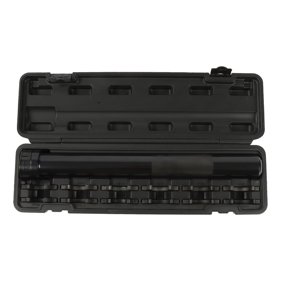 labwork 13Pcs Inner Tie Rod Disassembly Tool Master Inner Tie Rod Tool Set with 12 Crowfoot Adapters