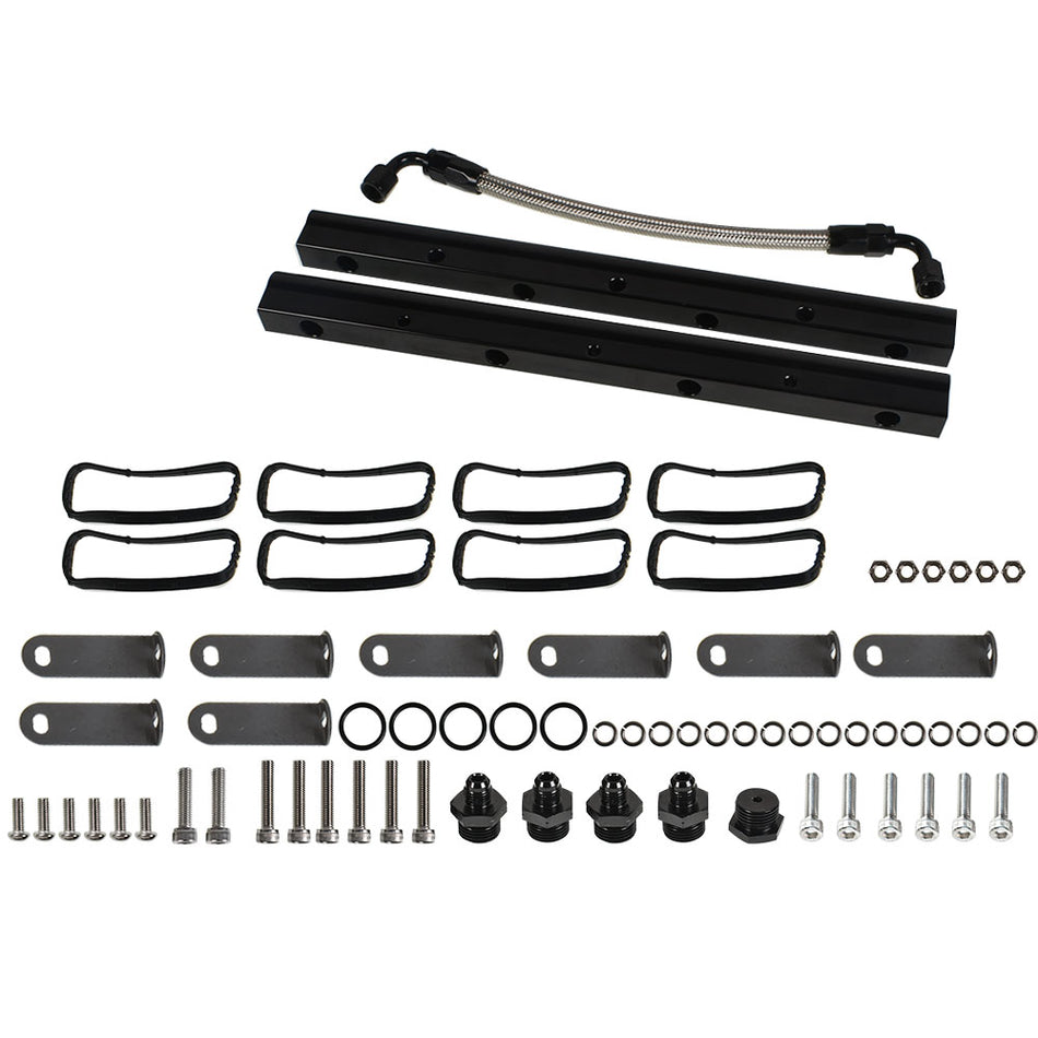 Labwork Billet Fuel Rail Kit for LS1 LS2 LS6 LSX LQ4 LQ9 Cathedral Port Intake Manifold