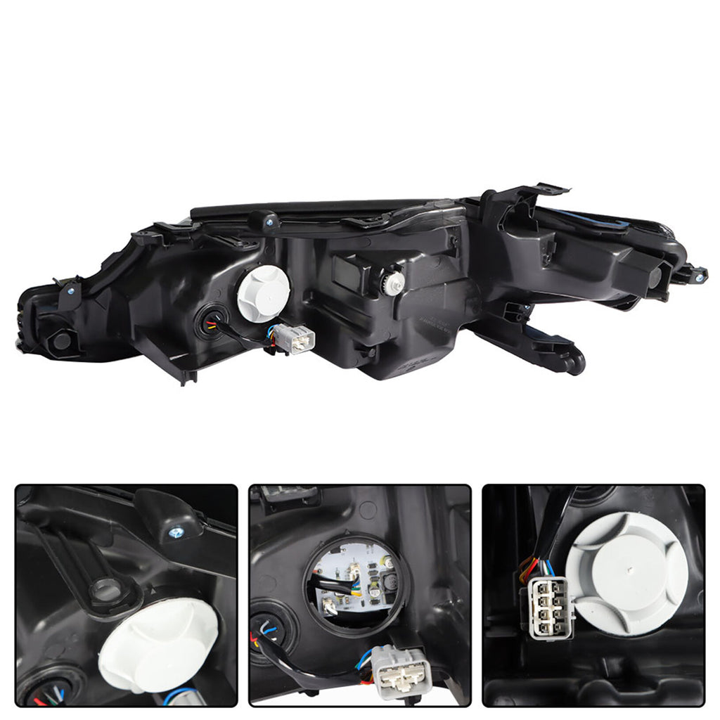 labwork Headlight Assembly Replacement for Toyota Camry XLE/XSE Headlights Full LED 2018-2020 RH Set Passenger Side