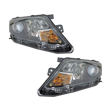 Load image into Gallery viewer, Labwork Driver&amp;Passenger Headlight Fit For 2010-2012 Ford Fusion Black Halogen