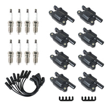 Load image into Gallery viewer, labwork UF413 Ignition Coils &amp; 41-962 Spark Plugs &amp; Spark Plug Wires Replacement for Chevy Cadillac GMC Hummer Pontiac 8 Pack