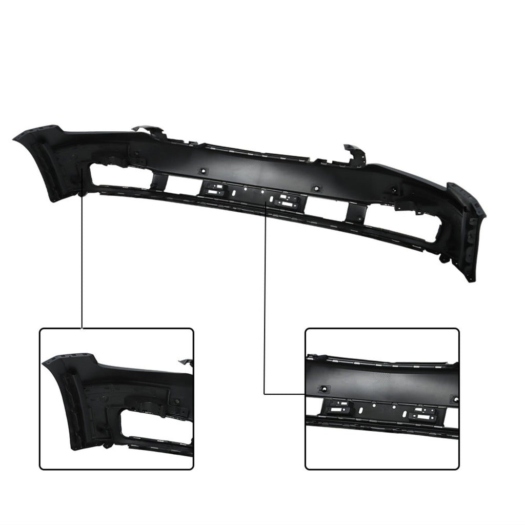 labwork Front Upper Bumper Cover Replacement for Tahoe Suburban 2015-2020 with Parking Sensor Hole GM1000974