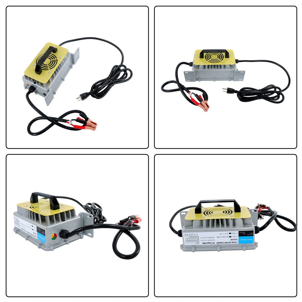 24V(29.2V) 30A LiFePO4 Liuthium Battery Charger For Marine Forklift Pallet Jack