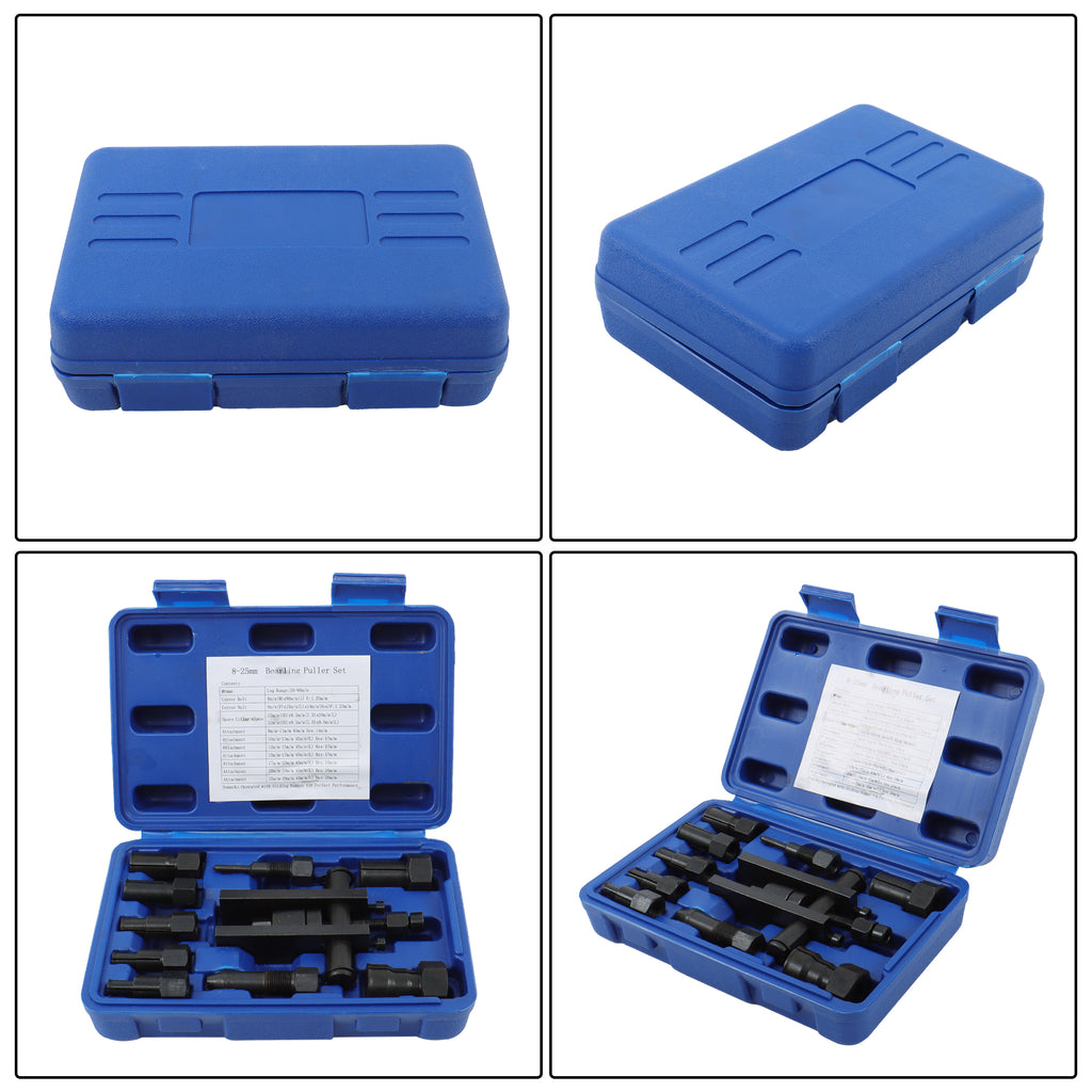 8-25MM Motorcycle Internal Bearing Puller Set Inner Bearing Puller Sets with Box