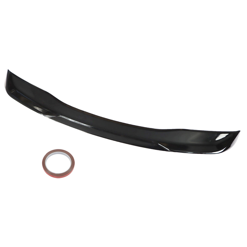 labwork Glossy Black Plastic Rear Trunk Spoiler Splitter Wing Replacement for 2021 2022 Civic 11th Gen 4 Door Sedan