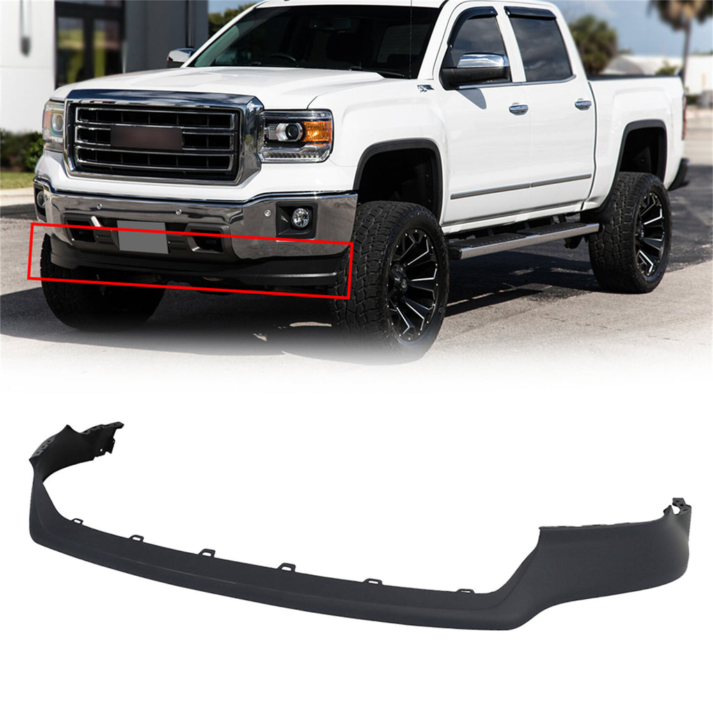 labwork Primed Front Upper Bumper Cover Replacement for 2014 2015 Sierra 1500