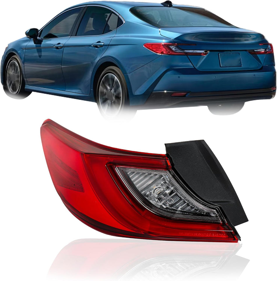 labeork LH Left Side Outer Tail Light Replacement for Toyota Camry XLE XSE 2025 Driver Side 81560-AQ020