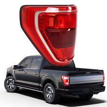 Load image into Gallery viewer, labwork Driver Side LED Tail Light Replacement for 2021-2023 Ford F150 XLT Incandescent w/Blind Spot Red Lens