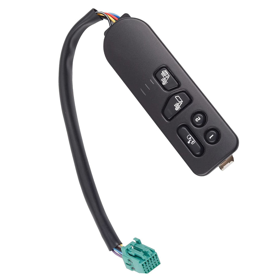 Black Front Left Seat Heater Switch Replacement for 2003-2007 Chevrolet Chevy Silverado GMC Sierra