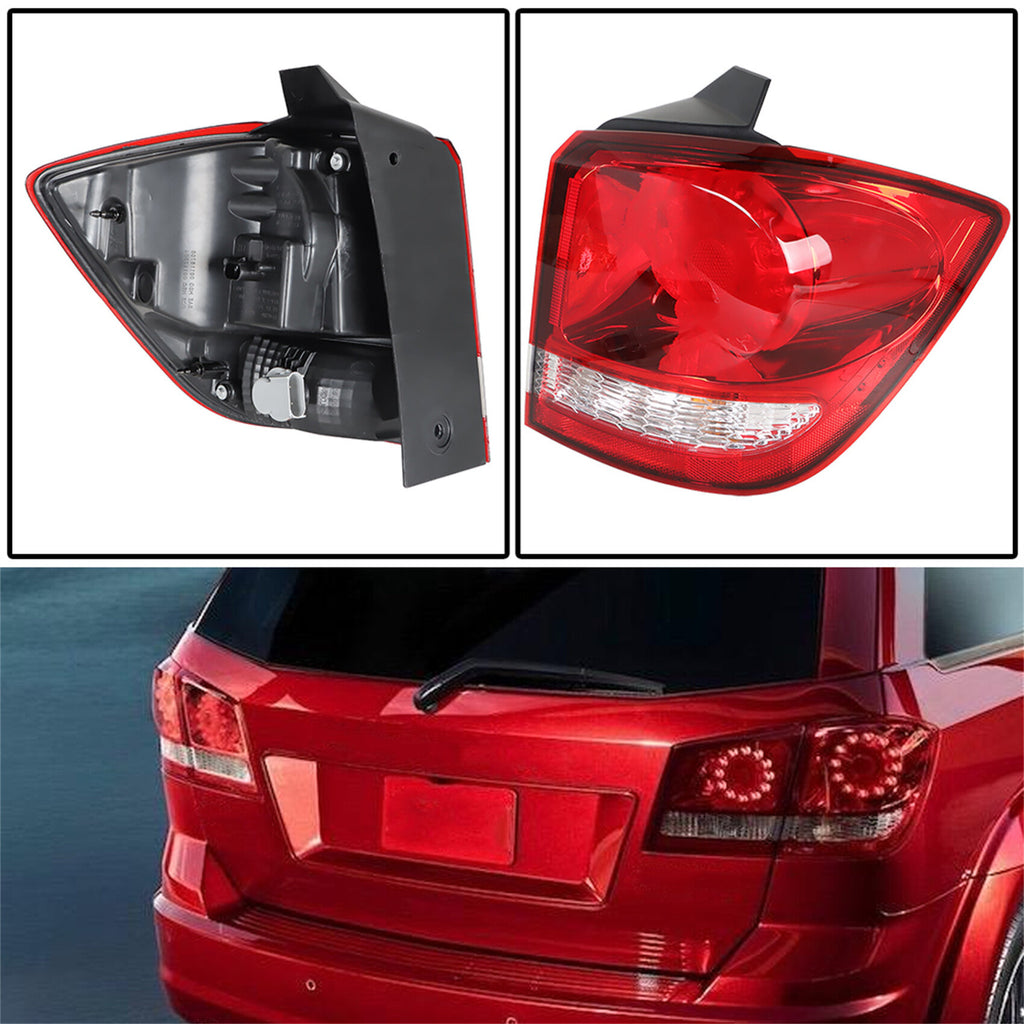 labwork Passenger Side Outer Tail Light Replacement for 2011-2019 Journey Rear Tail Light Brake Lamp Assembly RH Right Side 68078464AD CH2805105