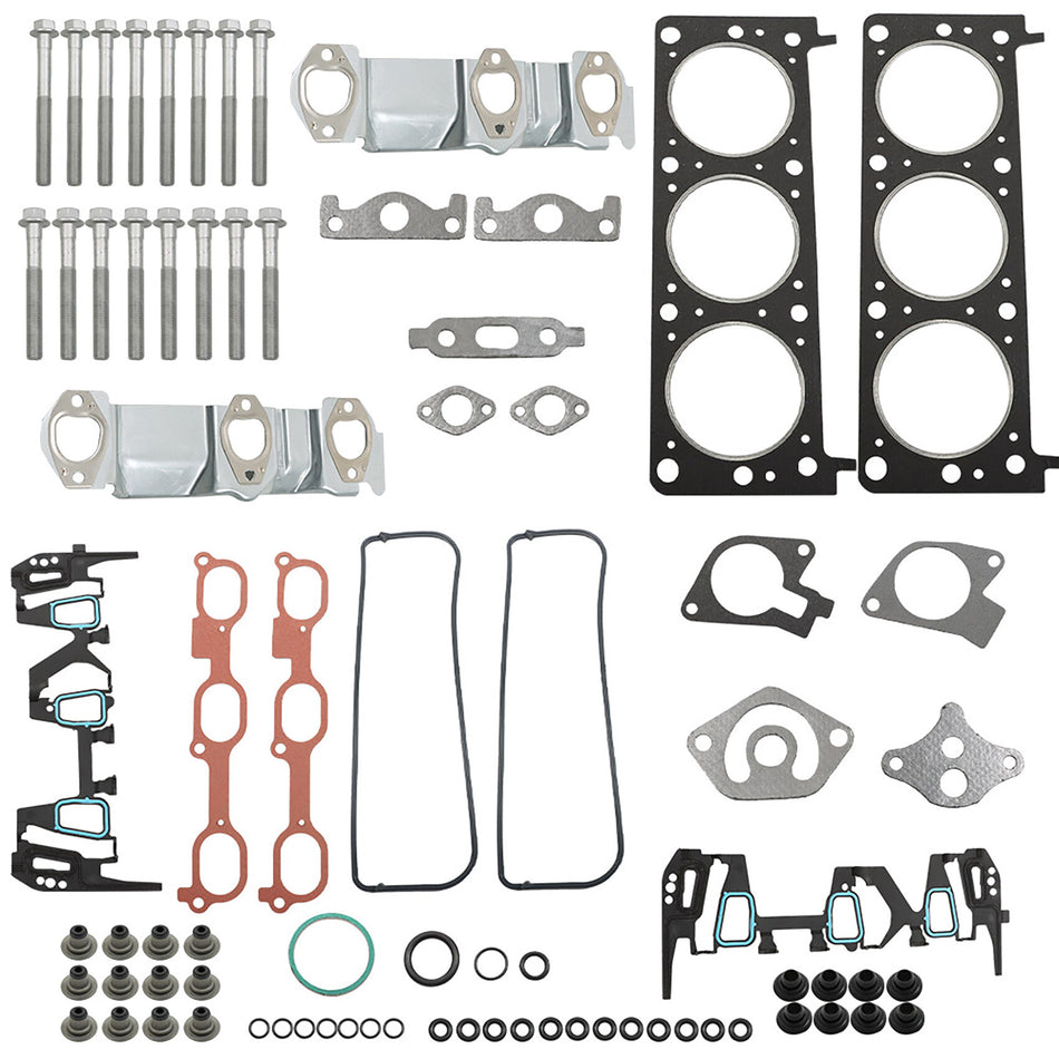 Head Gasket Set w/ Bolts HS9071PT HS9957PT-1 Replacement for Buick Century Chevy Lumina Malibu Oldsmobile Alero Pontiac 96-05