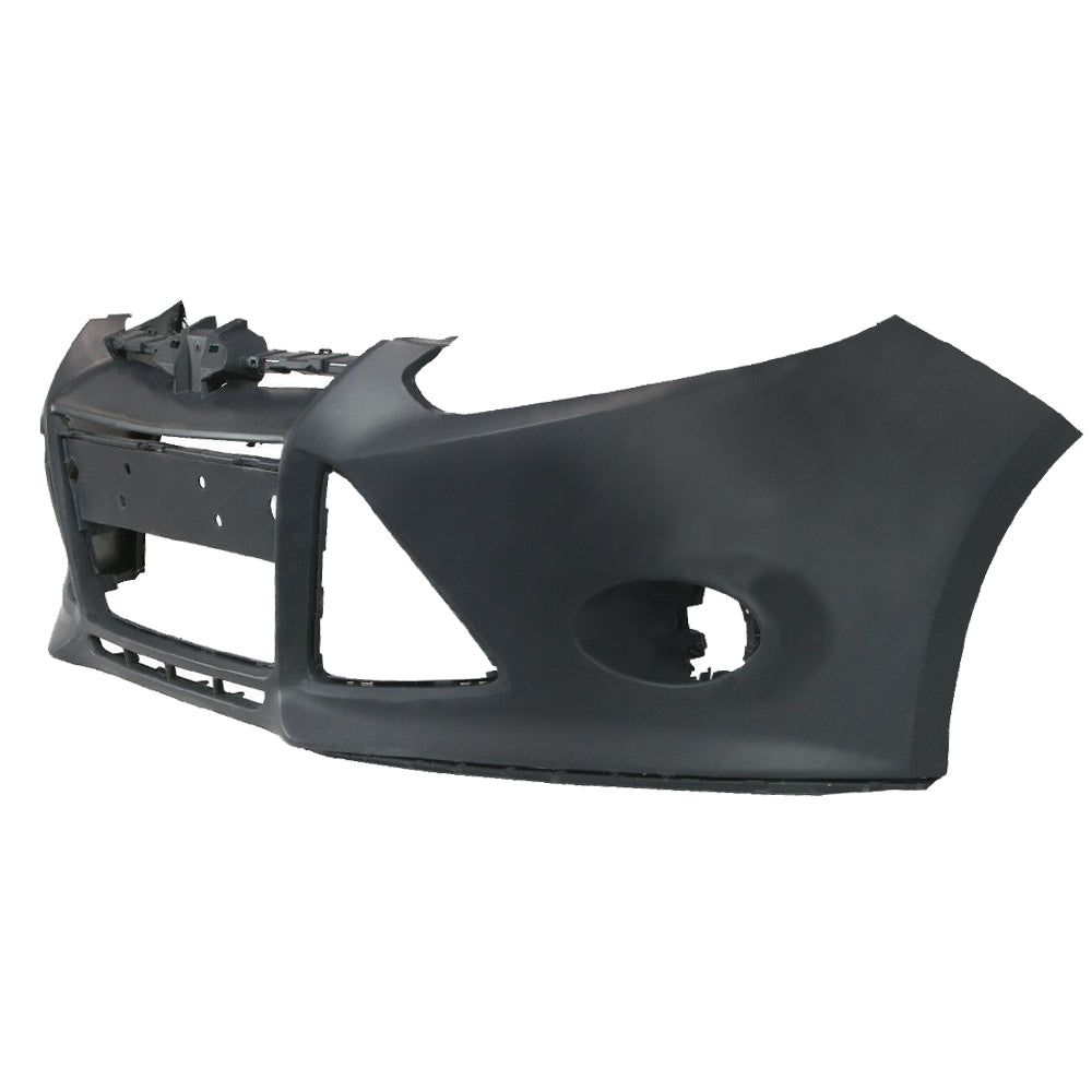 labwork Front Bumper Cover for 2012 13 14 Ford Focus Sedan w/ Tow Hole Primered