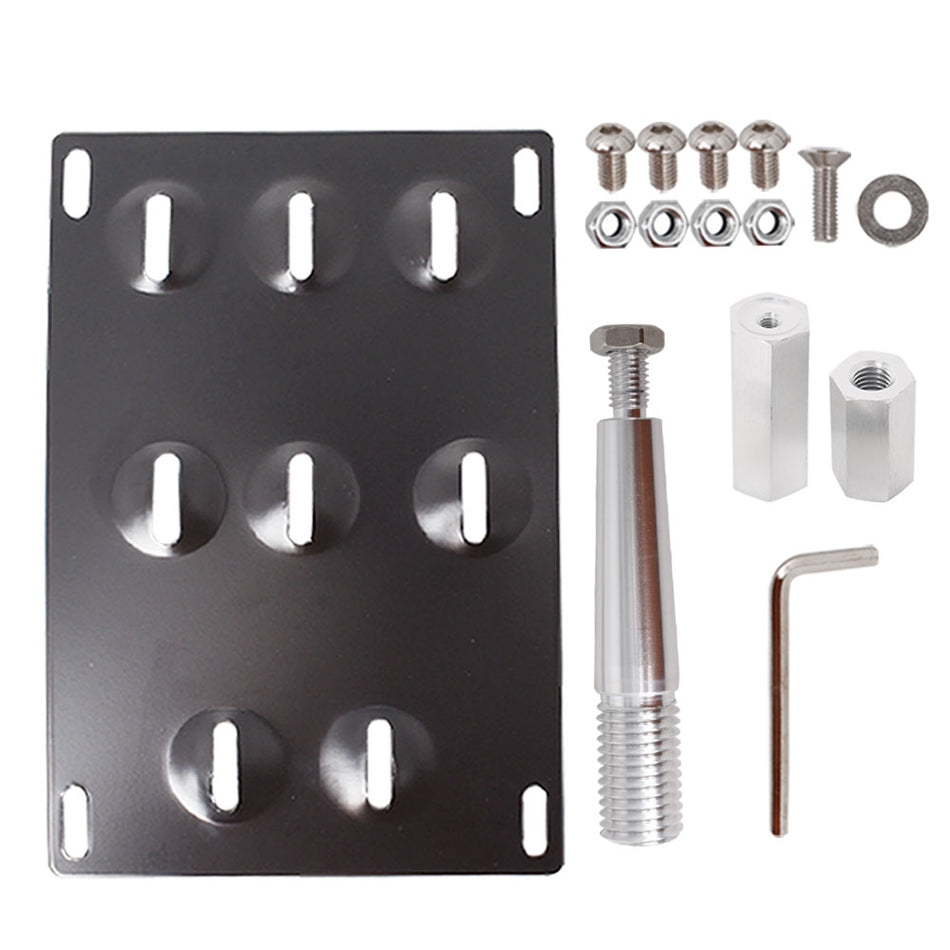 labwork Tow Hook License Plate Mount Bracket Repalcement for Infiniti G37 Q50 Q60