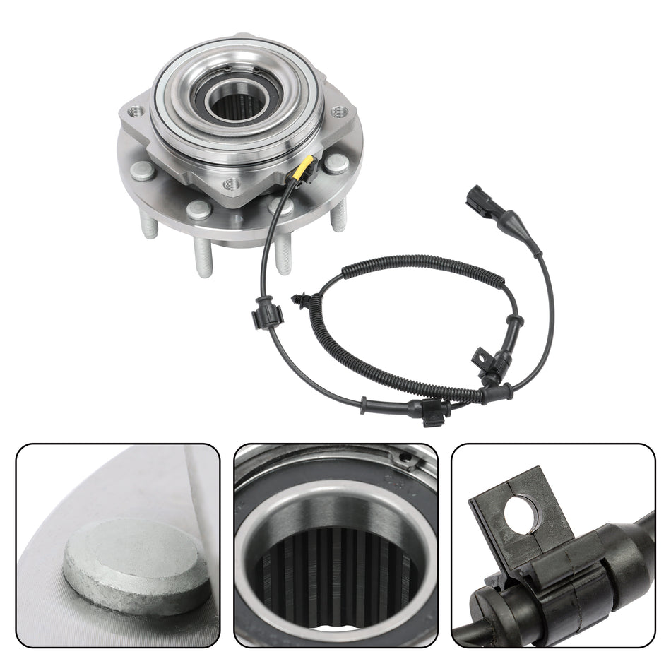 Front Wheel Bearing Hub Assembly For Ford F-250 F-350 Super Duty 4WD 2005-2010