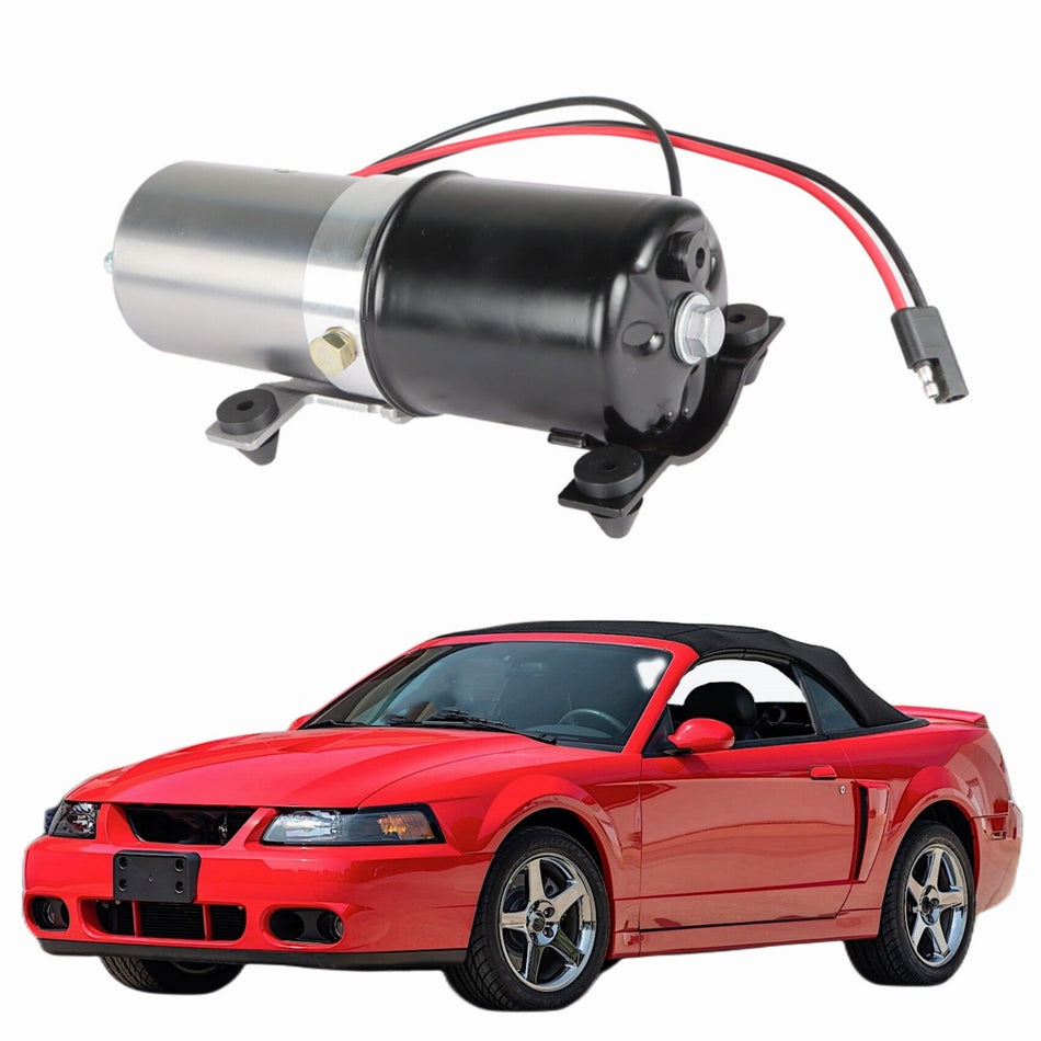 labwork Convertible Top Power Motor Pump with Wiring Replacement for 1994-2004 Mustang GT Cobra FM-EM001B F4ZZ-76533A00B