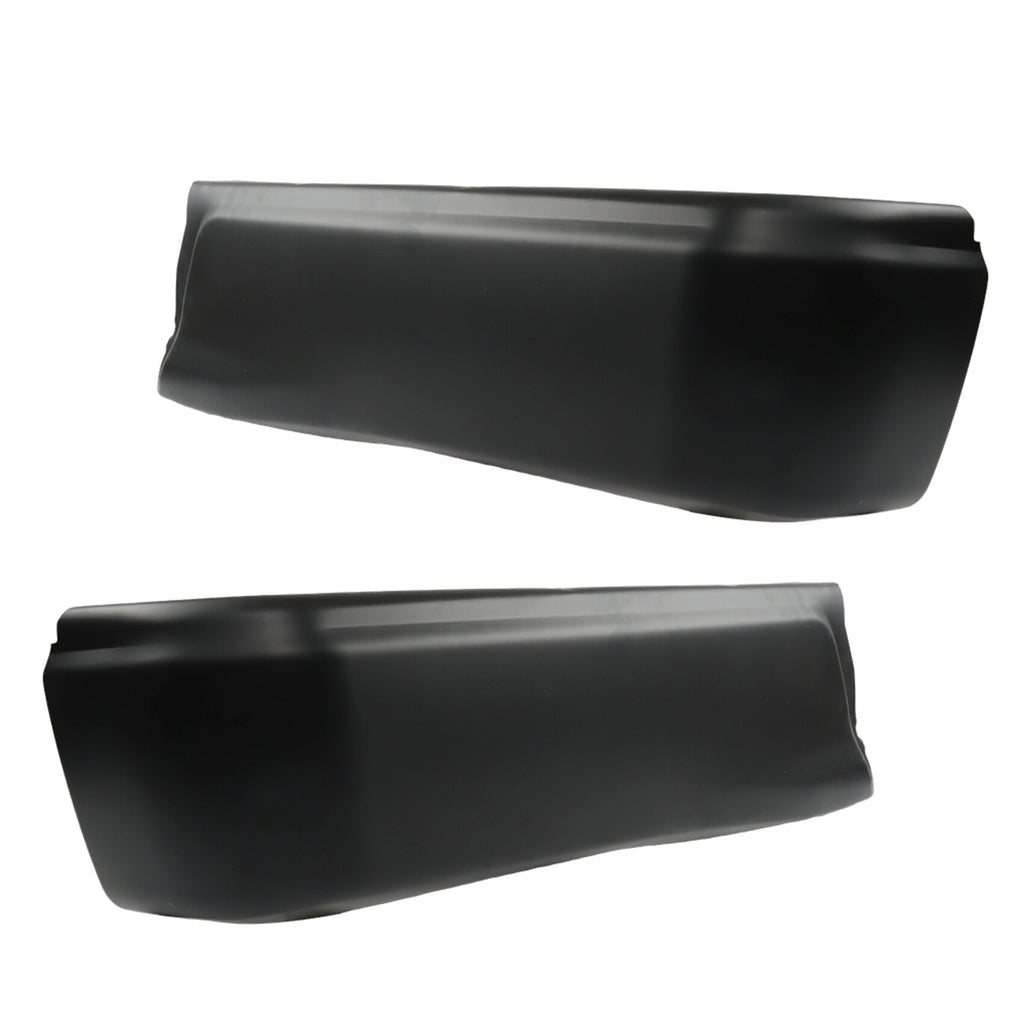 labwork Set of 2 Rear Step Bumper Face Bars without Parking Aid Sensor Holes Replacement for 2015-2020 F150 FO1102382