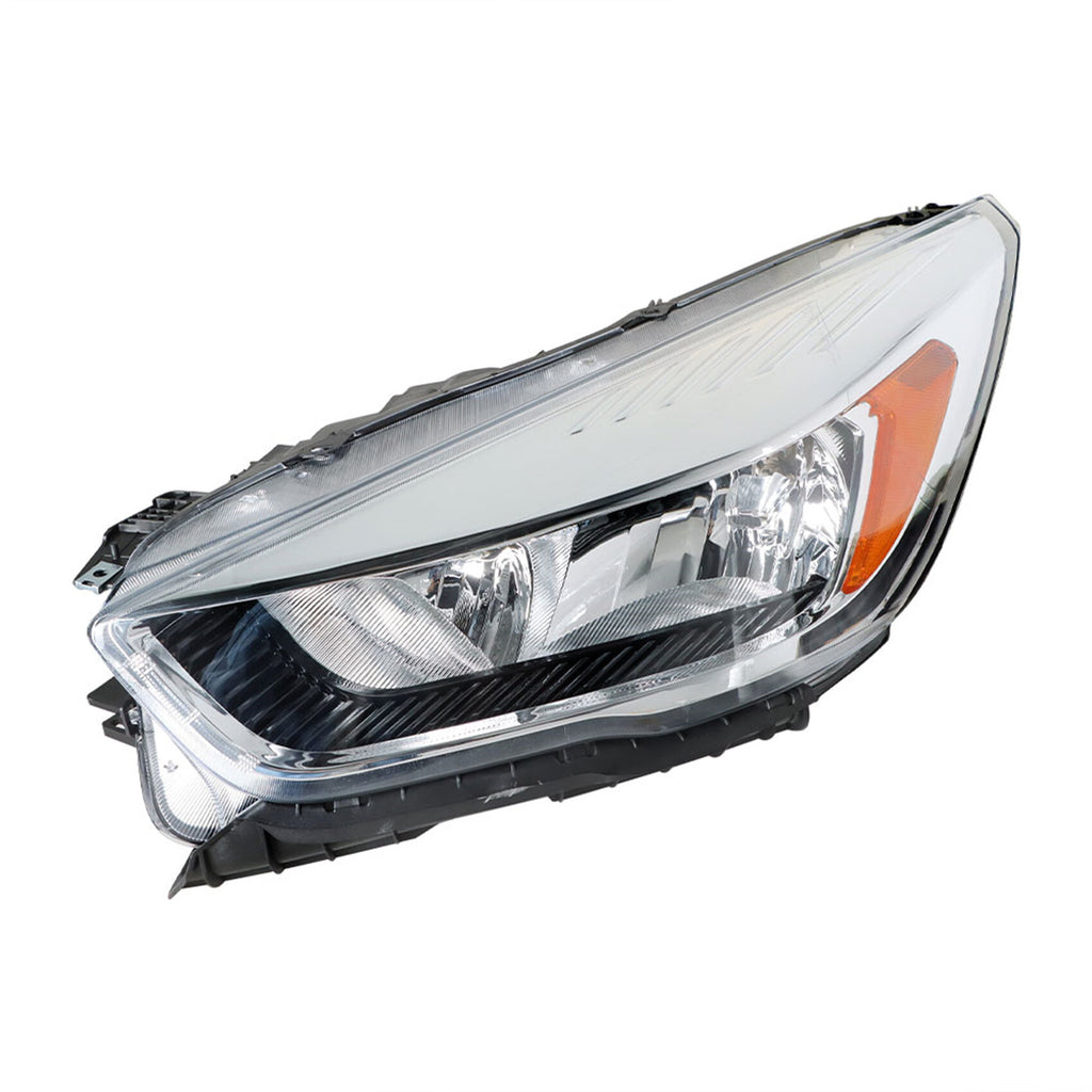 labwork Headlight Assembly Replacement for 2017-2019 Ford Escape Halogen w/o LED Chrome Headlamp Left Driver Side FO2502349