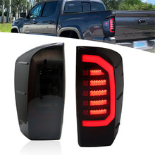 Load image into Gallery viewer, labwork Driver &amp; Passenger Side Smoked Full LED Tail Lights Replacement for 2016-2021 Toyota Tacoma Rear Tail Brake Lamps Assembly Left and Right Side