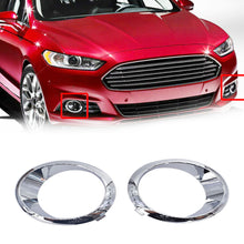 Load image into Gallery viewer, Chrome LH/RH Fog Light Cover Bezel Trim Ring For Ford Fusion Mondeo 2013-2016