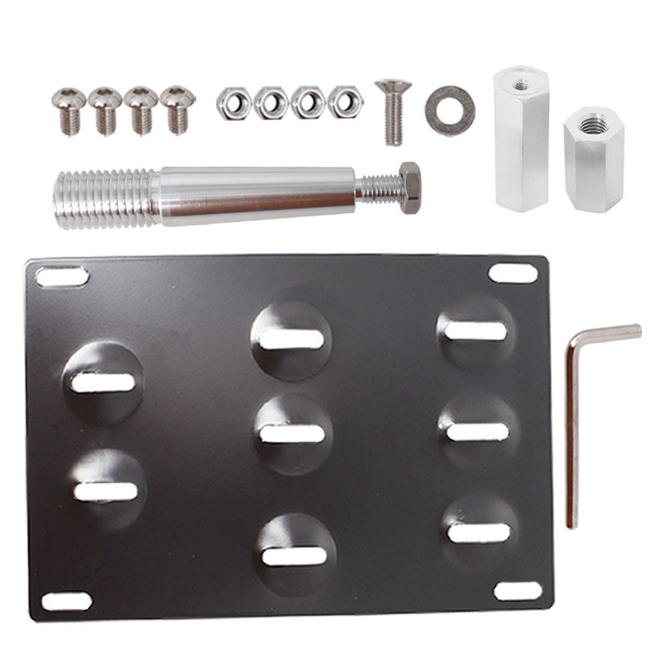 labwork Tow Hook License Plate Mount Bracket Repalcement for Infiniti G37 Q50 Q60