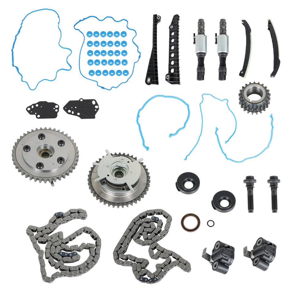 labwork Timing Chain Kit with Cam Phasers 3R2Z6A257DA Replacement for Ford F150 F250 Expedition Lincoln Navigator 5.4L