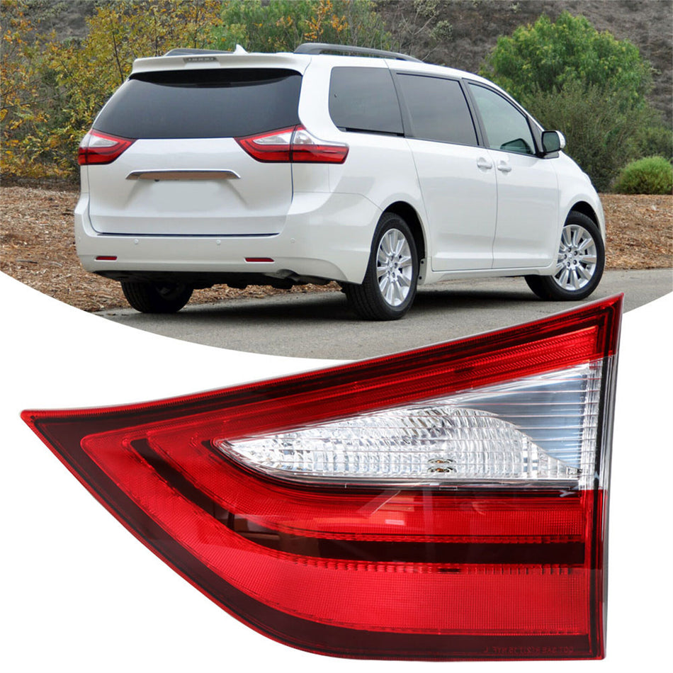 labwork Passenger Side Inner Tail Light Replacement for 2015-2019 Toyota Sienna Rear Tail Light Brake Lamp Assembly RH Right Side 8158008030 TO2803117