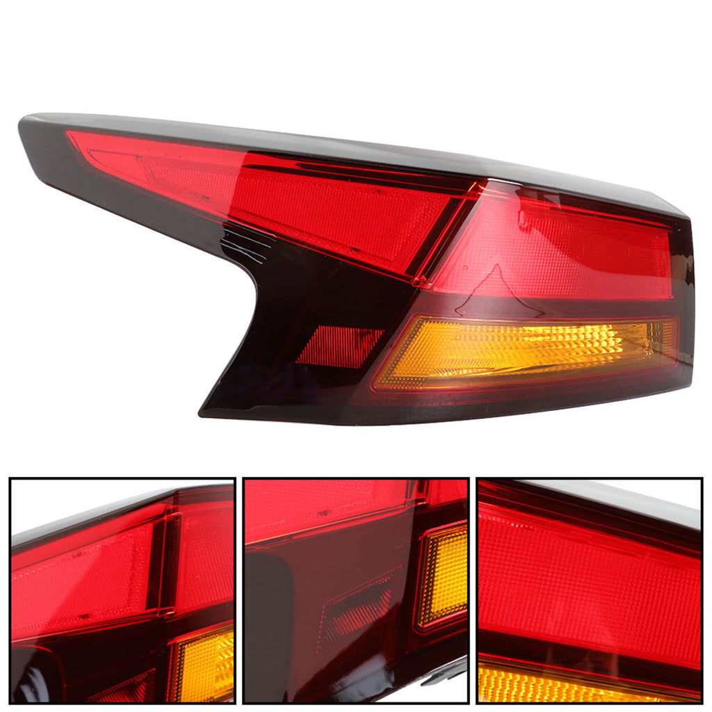 labwork Driver Side Outer Tail Light Replacement for 2019 2020 Nissan Altima Rear Tail Light Brake Lamp Assembly LH Left Side 26555-6CA1A NI2804118