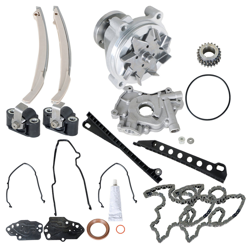 labwork Timing Chain Kit with Oil Pump Water Pump Replacement for 2004-2008 Ford Expedition F150 F250 Lincoln 5.4L