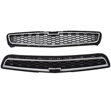 Load image into Gallery viewer, Front Bumper Upper &amp; Lower Grille Set ABS Chrome Grill Fit For 2013 Chevy Malibu