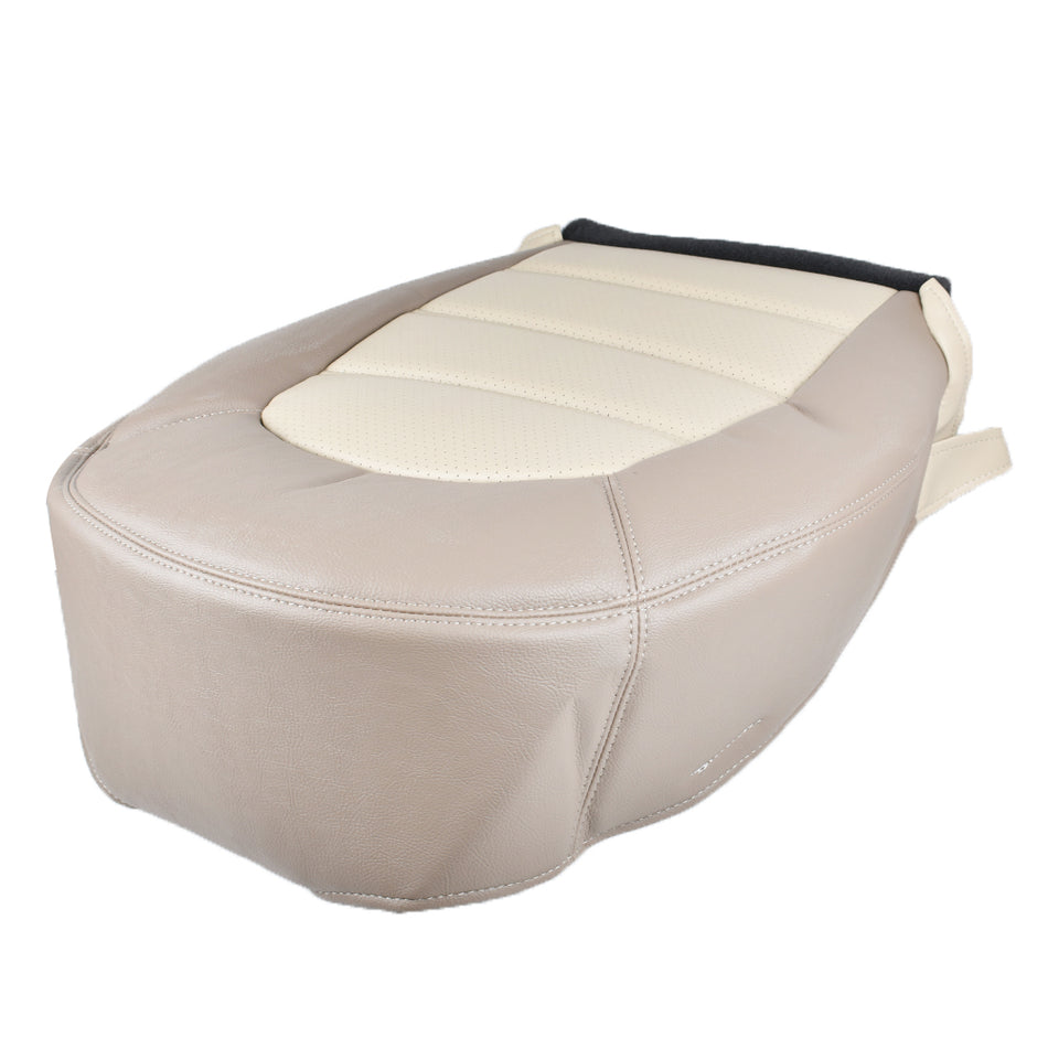 Seat Cover Leather Driver Side Bottom Tan Replacement for 2002-2006 Explorer Eddie