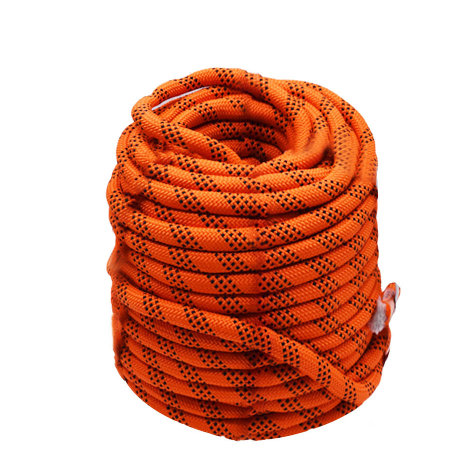 1/2 in x 100 FT Double Braid Polyester Rope with Nylon Core Orange 1000 LBS Tensile Strength for Arborist Rigging Sailing Camping